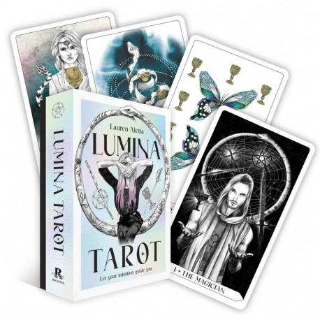 Tarot Card Deck - Lumina Taro Kortos 78 Cards Guidebook 12.5 x 18 x 5 cm