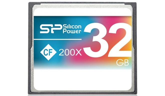 Silicon Power memory card CF 32GB 200x