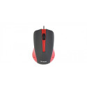 USB wired mouse, 3 buttons, rubberized surface