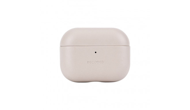 Decoded Decoded Leather Case for AirPods Pro 3 - Beige