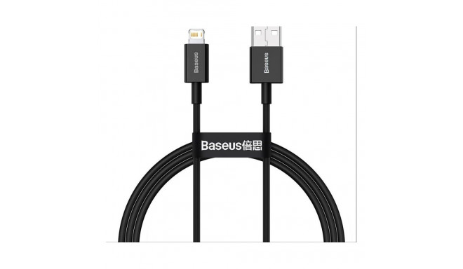 Baseus Cable Superior USB - Lightning 1,0 m 2,4A Black