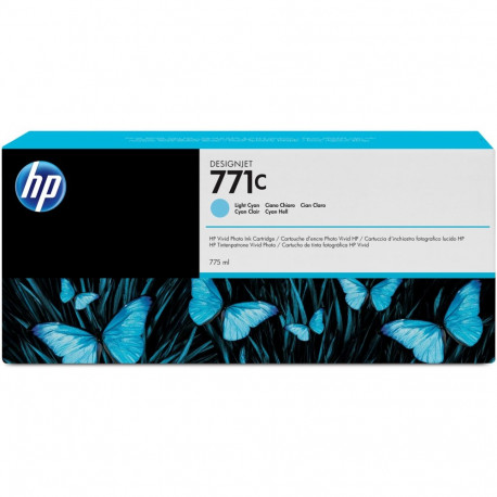 "HP Tinte 771C Original Tinte hell cyan Standardkapazität 775ml 1er-Pack"