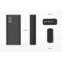 Platinet power bank 20000mAh PD QC LED, black (opened package)