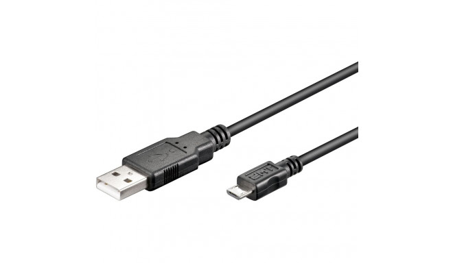 USB MICRO-B 500 black 5m