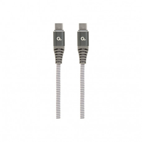 Cablexpert 100 W Type-C Power Delivery (PD) premium laadimis- ja andmekaabel, 1,5 m CC-USB2B-CMCM100