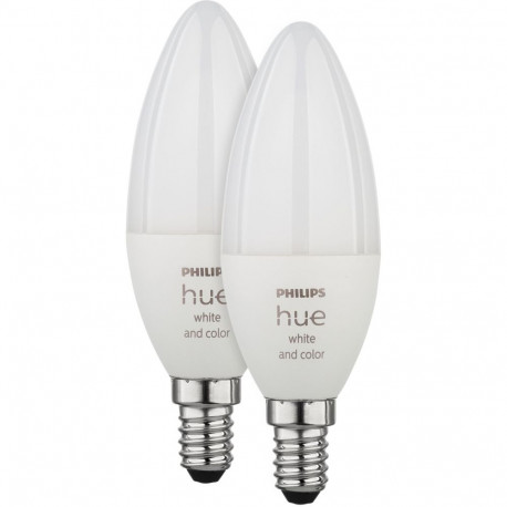 Philips Hue E14 5,3W RGBW świeczka 2-pak