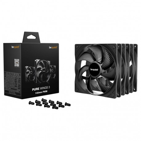 be quiet! Pure Wings 3 140mm PWM Case Fans 3-Pack