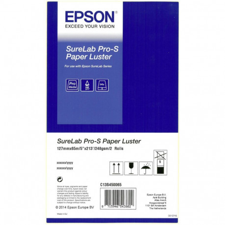 1x2 Epson SureLab Pro-S Paper BP Luster 127 mm x 65 m 254 g