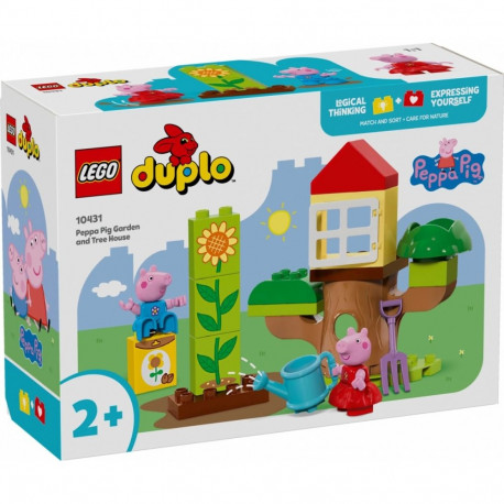 Klocki duplo 10431 peppa pig ogród i domek na drzewie peppy