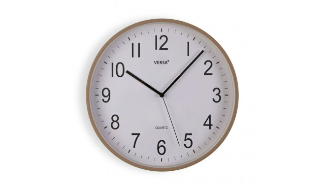 Wall Clock Versa Grey Plastic 40 x 40 x 5,5 cm
