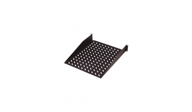 Digitus fikseeritud 2U riiul räkile DN-19 TRAY-2-SW sobib komponentide hoiustamiseks, mis ei sobi 48