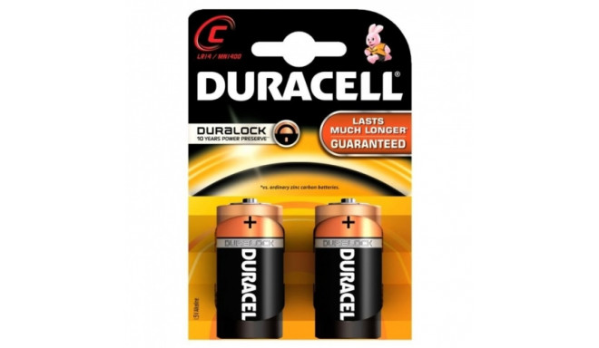 Duracell MN 1400 Basic C (LR14) Blister Pack 2pcs