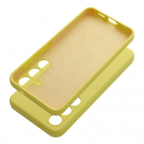 Case for Samsung A37 5G Silicone 2mm (camera protection) yellow