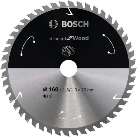 PRO Wood cordless Kreissägeblatt, Ø 160mm, 48Z (Bohrung 20mm, für Akku-Handkreissägen)