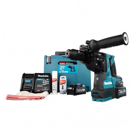 Akku-Kombihammer HR004GM201 XGT, 40Volt (blau/schwarz, 2x Li-Ionen Akku 4Ah, MAKPAC)