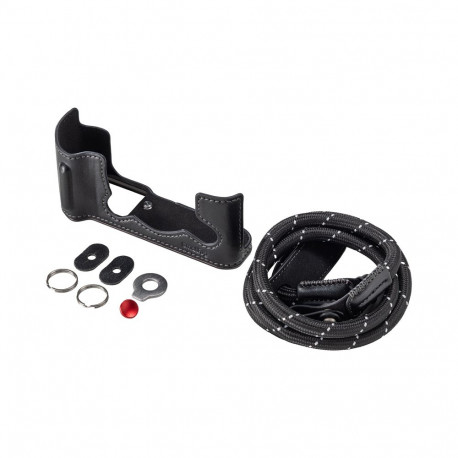 SmallRig 5669 Leather Half Case Kit for FUJIFILM X-T30 / X-T30 II / X-T30 III Black