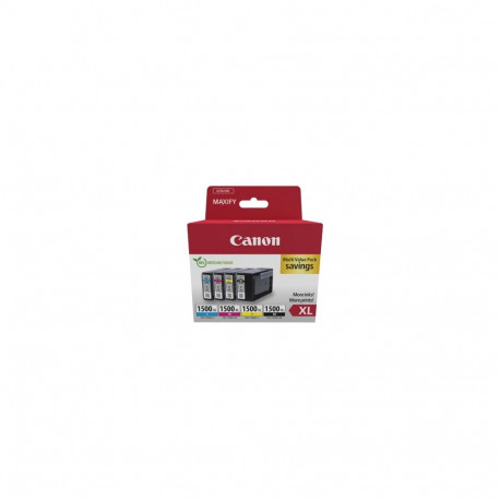 Canon PGI-1500XL (9182B010) Ink Cartridge Multipack, C/M/Y/BK