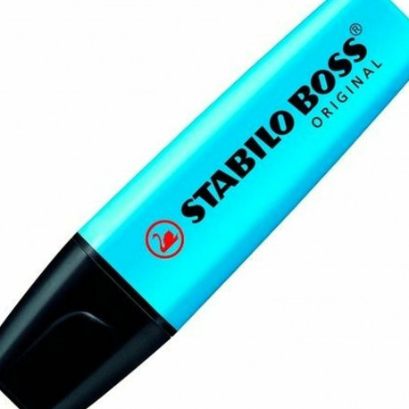 Fluorestseeruv Marker Stabilo Boss Sinine (10 Ühikut) (1 Ühikut)