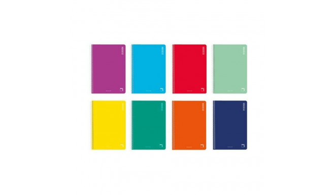 Notebook Pacsa Basic Multicolour Din A4 80 Sheets 21,5 x 31,5 cm 10 Pieces