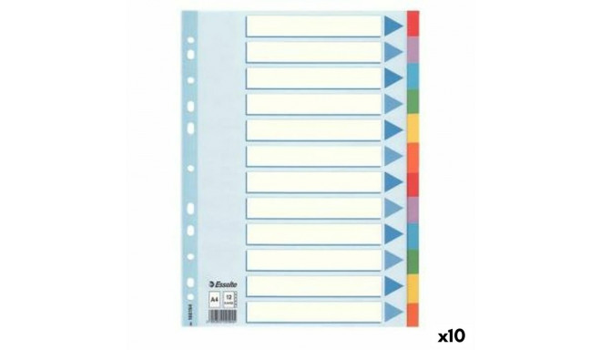 Eraldajad Esselte   Mitmevärviline A4 (10 Ühikut)