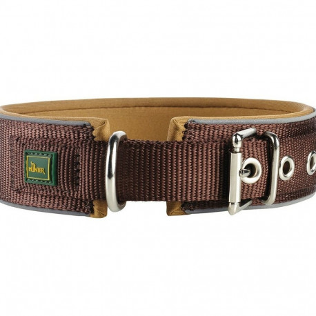 Koera kaelarihm Hunter Neoprene Reflect Pruun (49-56 cm)