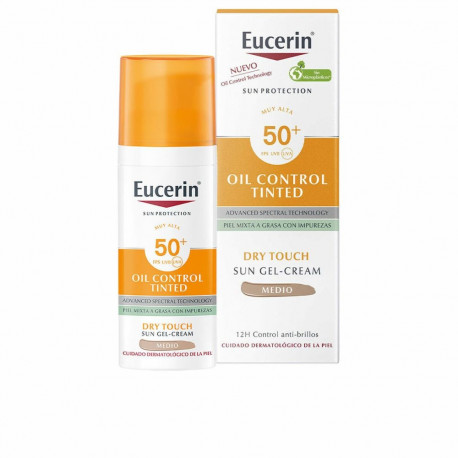 Päikeseblokeerija Eucerin Dry Touch Medium SPF 50+ (50 ml)