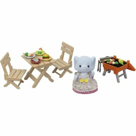 Nukumaja aksessuaarid Sylvanian Families The Elephant Girl and Her Picnic Set