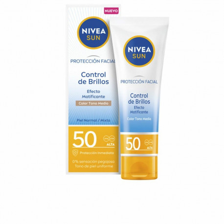 Sun Block Nivea Sun Control Brillos Spf 50 40 ml