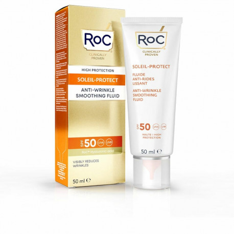 Facial Sun Cream Roc Protección Solar Spf 50 50 ml