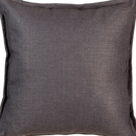 Cushion Polyester Dark grey 45 x 45 cm