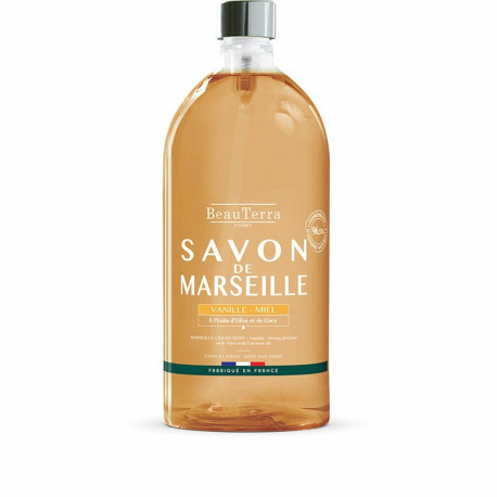 Liquid Soap Beauterra Marseille 1 L Honey Vanilla
