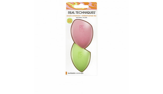 Make-up Sponge Real Techniques Miracle Complexion Airblend Limited edition (2 Units)