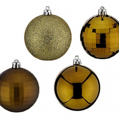 Christmas Baubles Krist+ Green PVC Ø 7 cm 50 Units