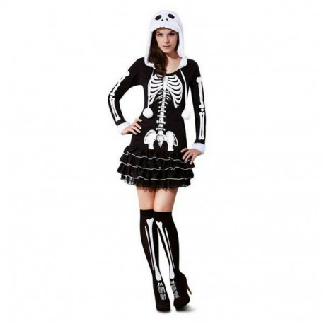 Costume for Adults My Other Me Sexy Skeleton (2 Pieces) - S