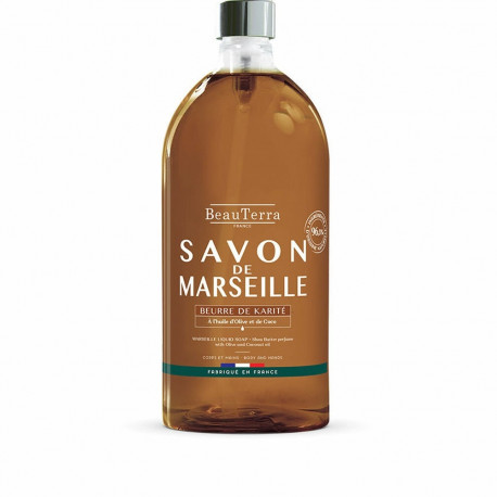 Liquid Soap Beauterra Savon de Marseille 1 L Shea Butter