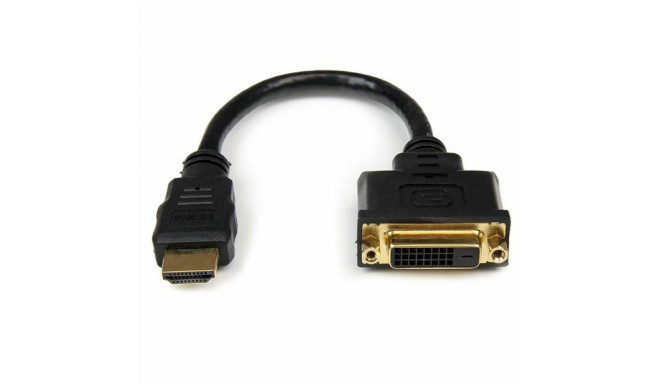 HDMI Adapter Startech HDDVIMF8IN           Black