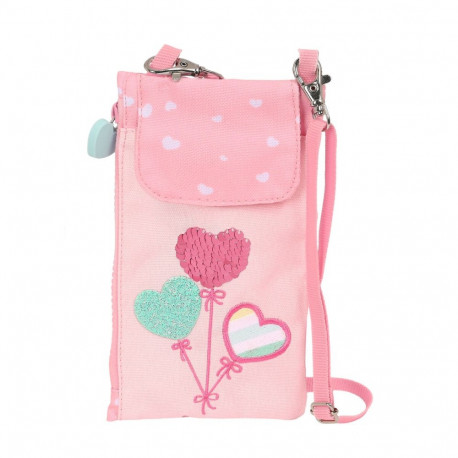 Rahakott BlackFit8 Globitos Mobiiltelefoni Kaaned Roosa