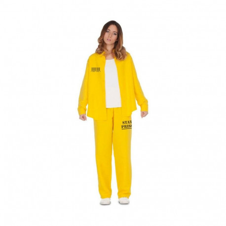 Costume for Adults My Other Me Lady Prisoner Yellow - M/L