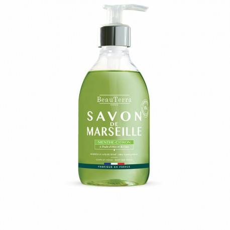 Liquid Soap Beauterra Marseille 300 ml Lemon Mint
