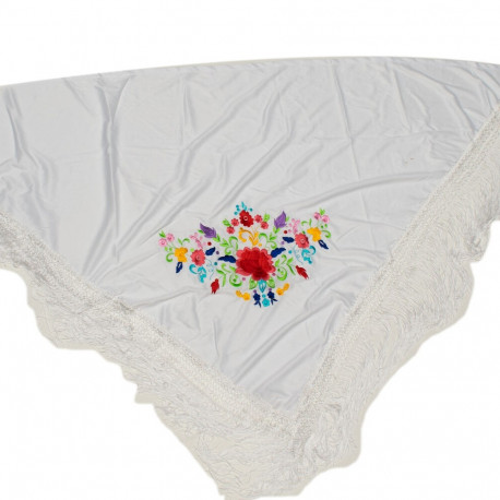 Õlasall PGNBLNC Valge 140 cm