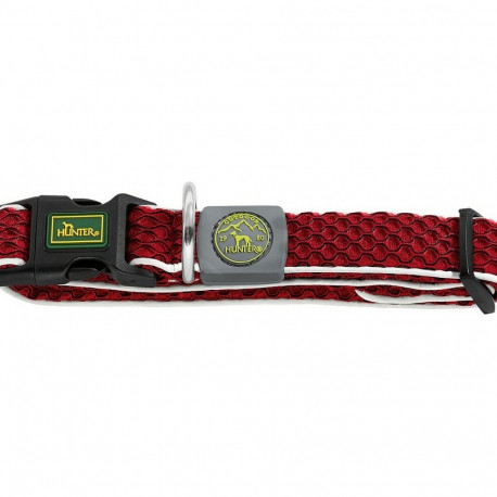 Dog collar Hunter Basic Thread Red 20
