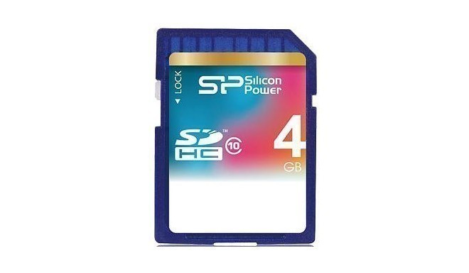 Silicon Power mälukaart SDHC 4GB Class 10