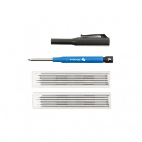 Hogert HT3B782 mechanical pencil, 6 refills, HB, ABS+stainless steel, 155x12.5mm