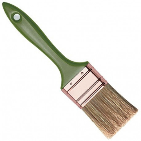 Ota 100mm, plakana, jaukti brūni sari, plastmasas kāts