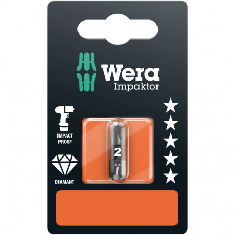 Wera 855/1 Impaktor bit PZ 3 x 25mm