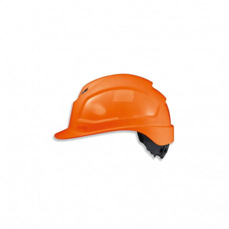 Uvex Pheos IES industrial safety helmet – integrated eyewear system adapter, adjustable ventilation,