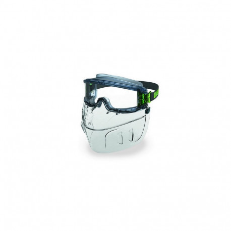Safety goggles Uvex Ultravision with detachable face mask. PC clear lens, supravision excellence (an