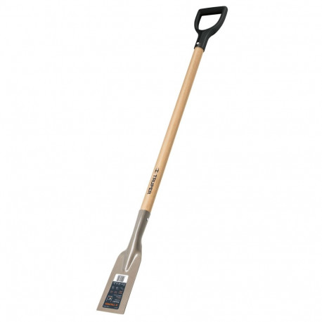 Truper heavy duty forged scraper with wooden shaft and D-grip handle, 133cm