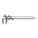 Nihik model 206 vernier caliper – phosphate-coated steel, 120 mm measurement length, fine adjustment