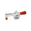 Piher adjustable horizontal quick-release toggle clamp – 900N clamping force, M6 thread, 25mm capaci